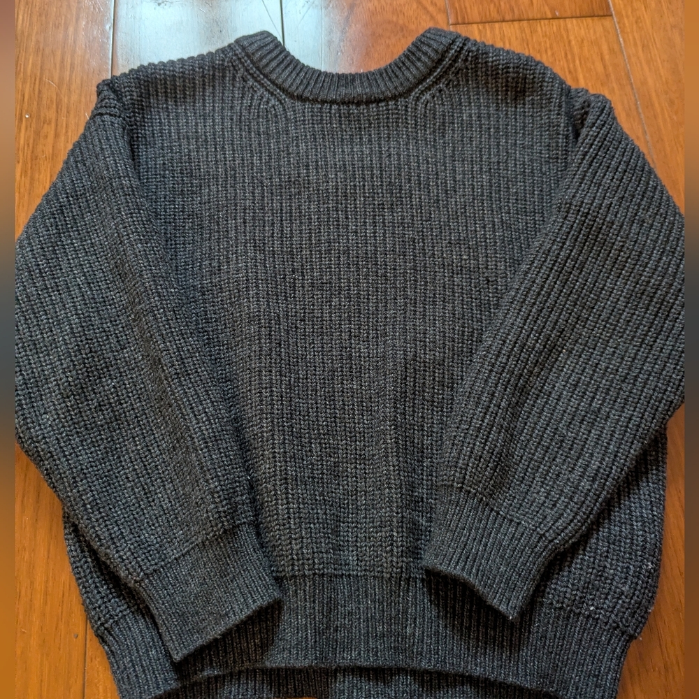 Zara Cozy Black Knit Sweater